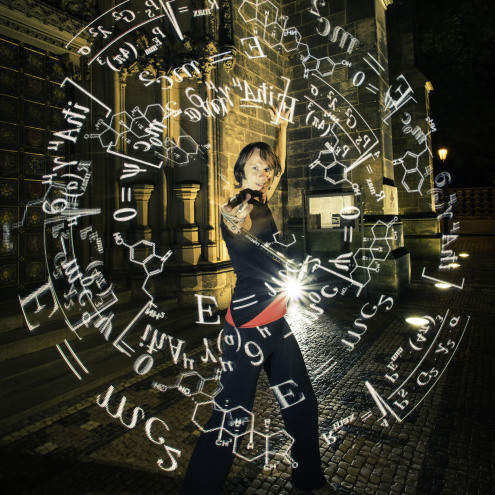 Visual Poi MINI, controlled by PC or Mac