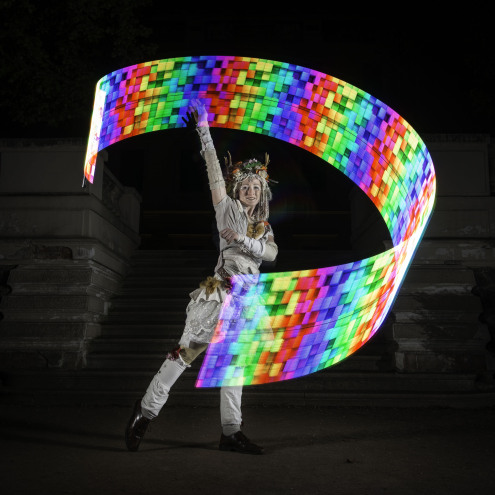 Visual Wand, LED levi stick that shine out!