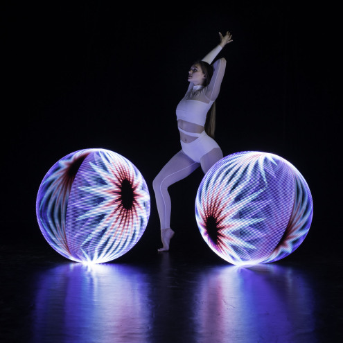 Visual hoop – amazingly bright & beautiful
