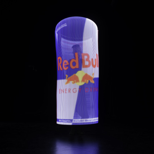 Visual Hoop – display even company logos during spin