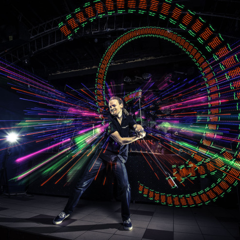 Pyroterra Zebra Poi – super bright LED Poi programmable