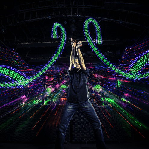 Pyroterra Zebra Poi – super bright LED Poi programmable