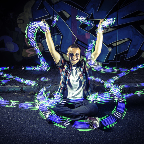 Zebra Poi – express yourself with great Lightshow
