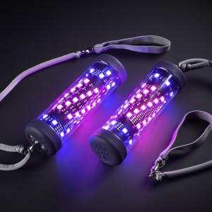 Zebra LED Poi - shinning bright Light poi - programmable