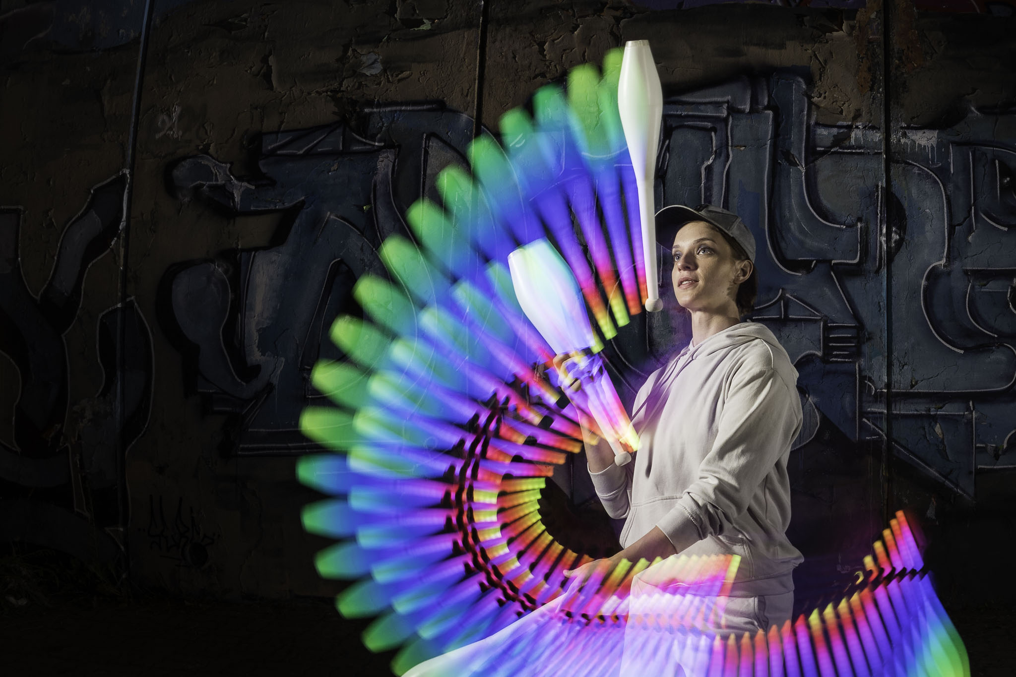 LED Juggling Club FT2