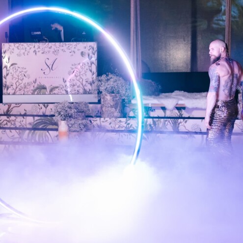 Lex Milczarek with Cyr wheel – @lexmilczarek