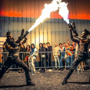 SFX Flamethrower in action