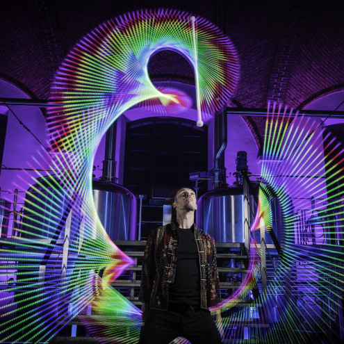 Lumi Staff – with hypnotizing color effects