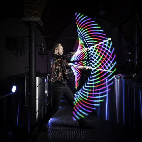 Lumi Staff – with beautiful light trails