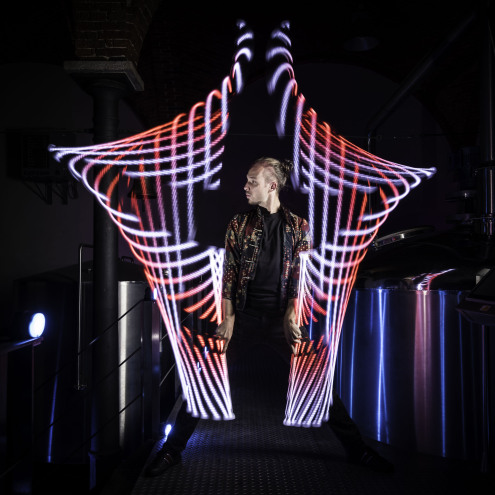 Lumi Staff – programmable to the music