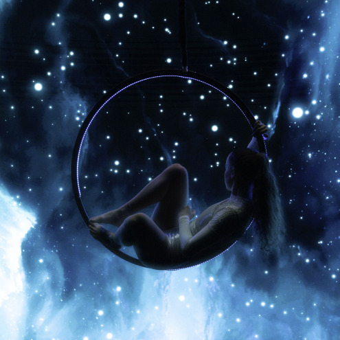 LED Aerial Hoop FT2 – your light portal into a fantasy world
