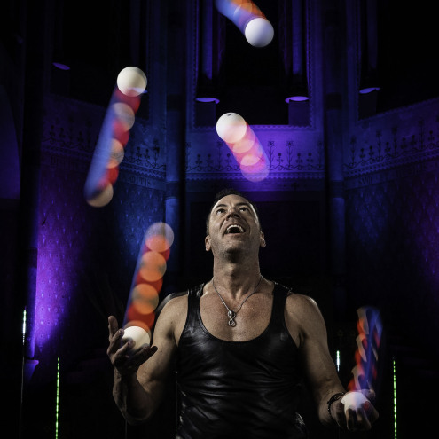 LED Juggling Ball – easily programmable light effects