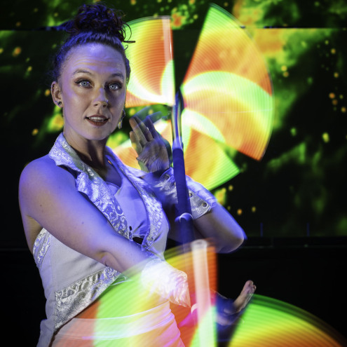 Lumi Dragon Staff – easy to spin and control