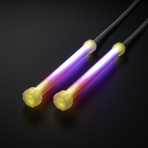 Lumi Poi FT2 showing gradient glow effect