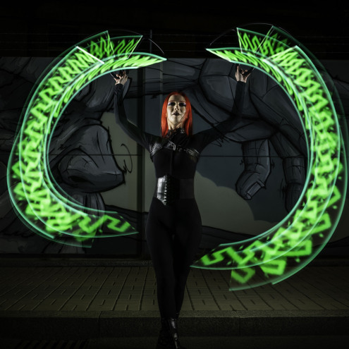 LED Fans FT2 – choose the ring size for your spinning style