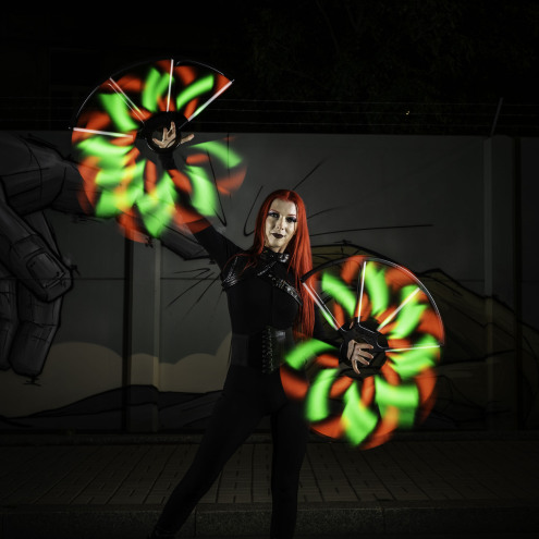 LED Fans FT2 – four separately programmable fingers